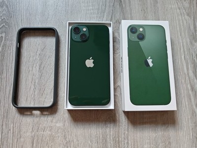 Apple iPhone 13 128 GB Grün - 100% Kapazität - Sehr Gut - Rhinoshield 