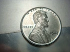 Uncirculated 1943 P Lincoln steel Cent Penny - no zinc plating!
