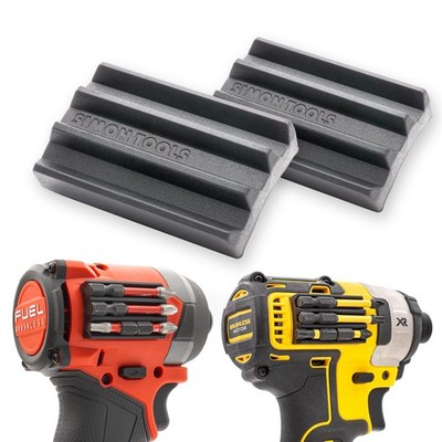 Magnetic Bit Holder for Impact Drivers and Drills - Super Strong Adhesive - D...