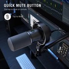 FIFINE K688 Microphone USB/XLR Dynamic – Broadcast Mic PC Gaming Podcast - Black