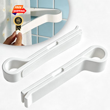 2 Packs Shower Curtain Weights,Magnetic Holder, Self White