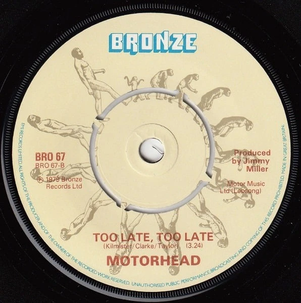 Motörhead - Overkill 7 Inch Vinyl Single (7 Inch Record) (Jukebox Record) - Image 4 of 4