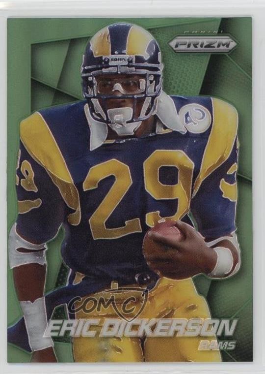 2014 Panini Prizm Green Prizm Eric Dickerson #12 HOF 0rd2