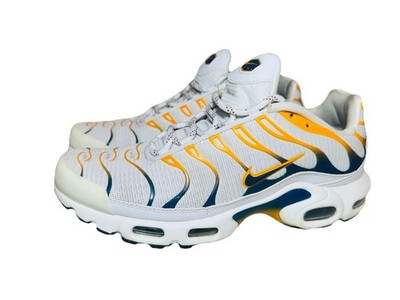 Nike Air Max Plus TN SE DV3507-100 White Orange Men s Size 9 Running Shoes