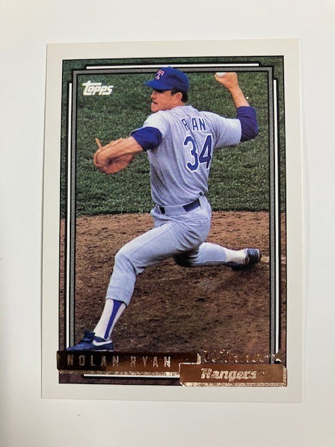Nolan Ryan 1992 Topps #1 Gold Winners