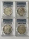 Lot Of 4 PCGS MS-63 Graded Morgan Dollars