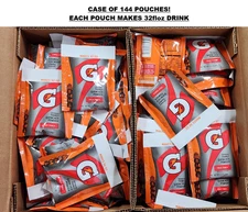 144/CASE Gatorade Thirst Quencher Powder Fruit Punch Sports Bottle Pouch 32 floz