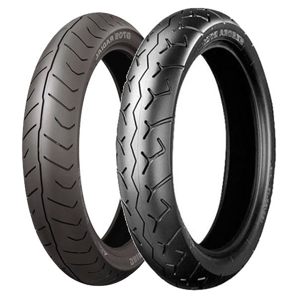 TYRE PAIR BRIDGESTONE 130/70-18 G709 DOT23 + 150/80-17 G701