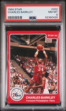 1984 Star Charles Barkley #202 PSA 8 Rookie