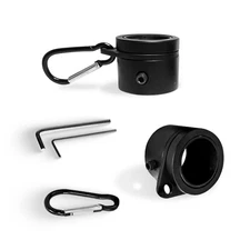 Flagpole Ring Set with Bearings 2 Pack, Anti-Wrap 360° Rotating Flag Mounting...