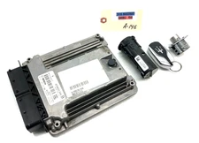 2014-2017 MASERATI GHIBLI S ENGINE COMPUTER CONTROL MODULE W/ LOCK KEY OEM.
