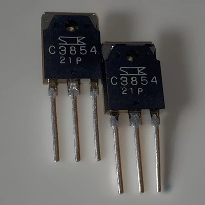 2 Stück - SANKEN C3854/2SC3854 - NPN Transistoren - TO-3P  Audio Amplifier - NOS - Bild 1 von 2
