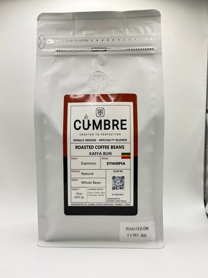 Ethiopia  Natural Kaffa Bun - Specialty Organic - Single Origin - Med-Dark Roast