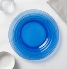 8" Hazel-Atlas Moderntone Cobalt Blue Plate | Ritz Blue Depression Glass