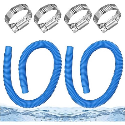 Poolschlauch 32mm Saugschlauch 150cm Set Poolpumpe Ersatzschlauch
