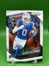 Panini 2025 Prizm Disco Keon Coleman #275 Buffalo Bills Football Card