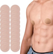 100 Pieces Disposable Nipple Covers for Men, Anti Chafing Stick Protector for Ru