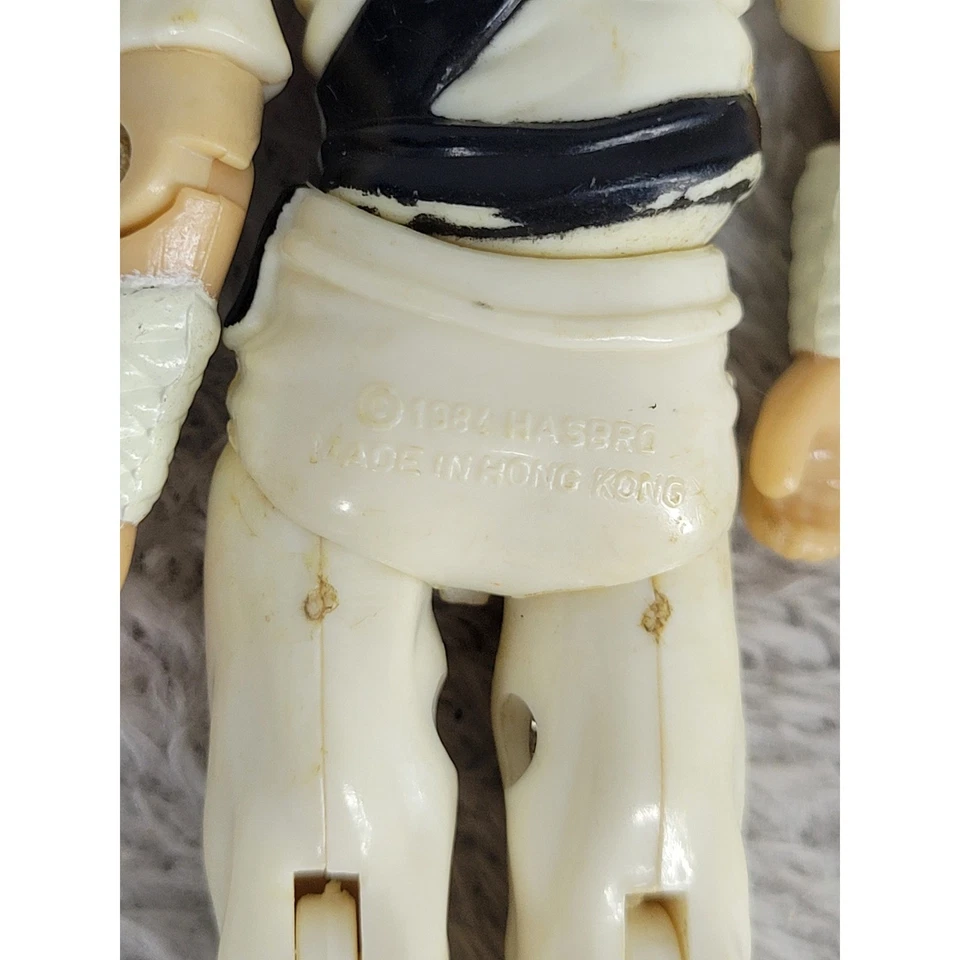 特种部队眼镜蛇忍者毒蛇 1984 白色可动人偶带配件 — 第 4/4 张图片