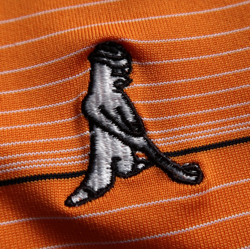 Ping SensorCool Orange Striped Performance Stretc… - image 1