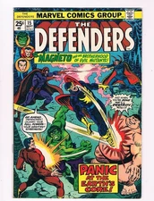 Defenders #15 -Magneto Brotherhood of Evil Mutants; Marvel 1974 VF-