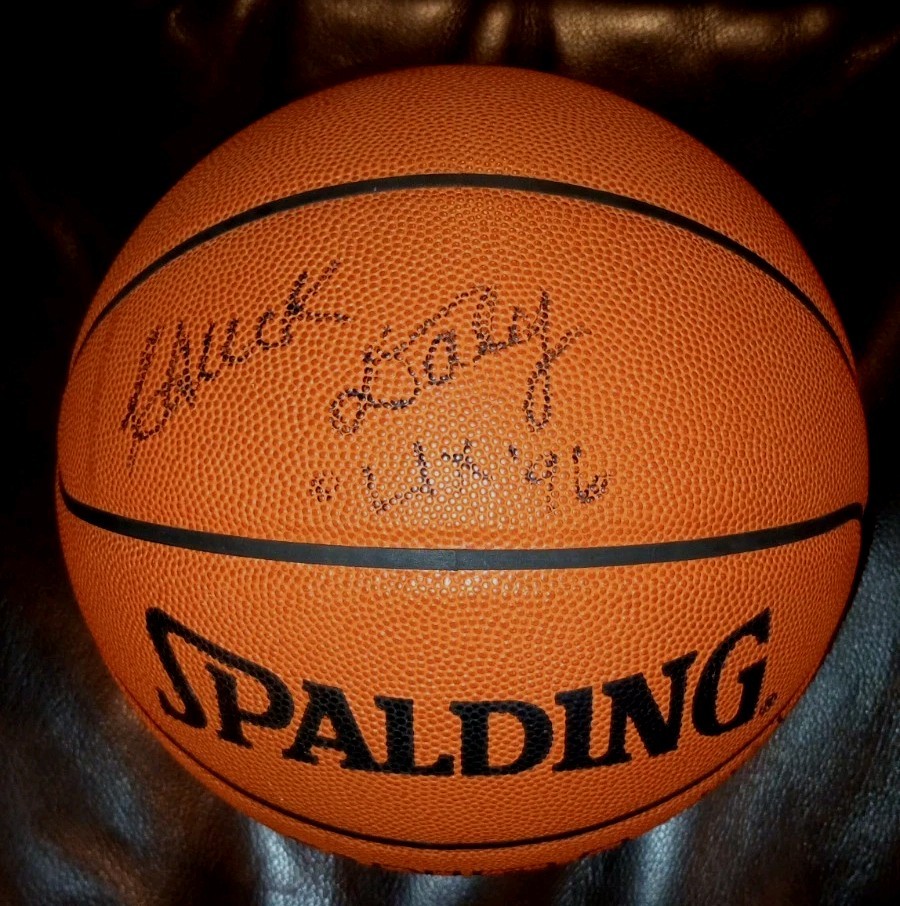 Dream Team Coach Chuck Daly & Coach Hubie Brown Signed Official NBA Leather Ball