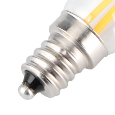 10Pcs E12 Lange Glühfaden Kleine LED Glühbirnen Dimmbare Lampe 1.5W AC110V DE KU