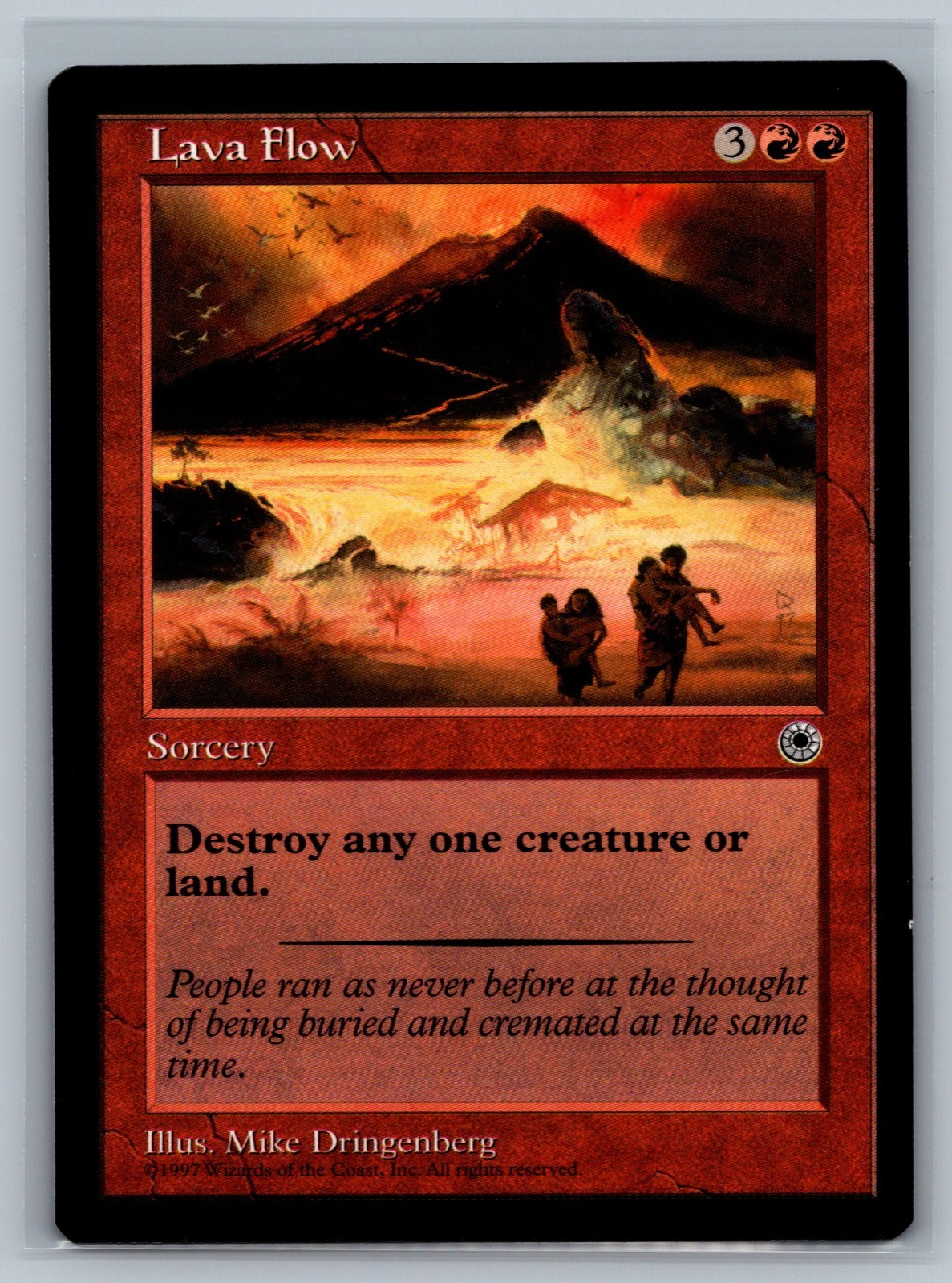 Magic The Gathering Portal Lava Flow MTG TCG CCG