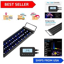 Classic Marine LED Reef Light, 20W, with Day/Night Timer for 18-24 Inch Tanks