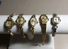 Lot 5 Vtg Manual  Womens Watches,Waltham,  Kerswill, Timex, Hamiton For Repair