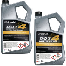 Granville Synthetic Based Brake & Clutch Fluid Dot 4 SAE J-1703 & J-1704 5L x2 12.46 per litre