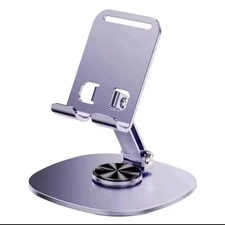 2 Adjustable Phone Tablet Desktop Stand Desk Holder Mount 1 black 1 Purple