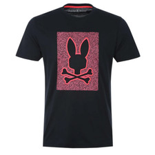 PSYCHO BUNNY TEE B6U247B2TS NVY