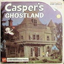 CASPER'S GHOSTLAND with 16 page Illustrated Booklet 3d View-Master 3 Reel Packet