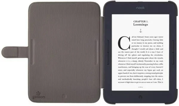 BRAND NEW Nook Glowlight Plus Book Flip Cover with Tab - American Beauty - Image 2 of 4