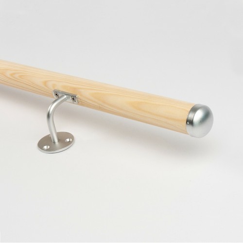 DOLLE Wandhandlauf Set Wand Geländer Brüstung Handlauf Holz Fichte Buche Eiche - Bild 8 von 27