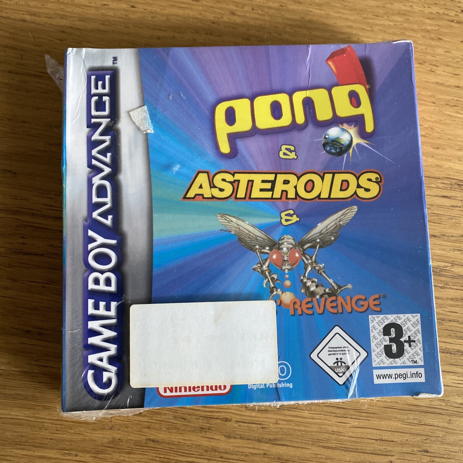 Jeu Pong & Asteroids & Yar’s Revenge -Gameboy Advance Nintendo Game Boy GBA Neuf