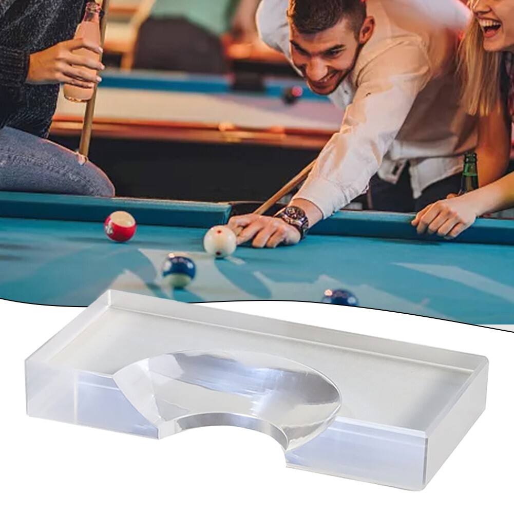 Compact Transparent Ball Position Marker for Professional Billiards Cue