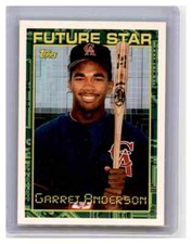 1994 Topps - [Base] #84 - Future Star - Garret Anderson baseball card 