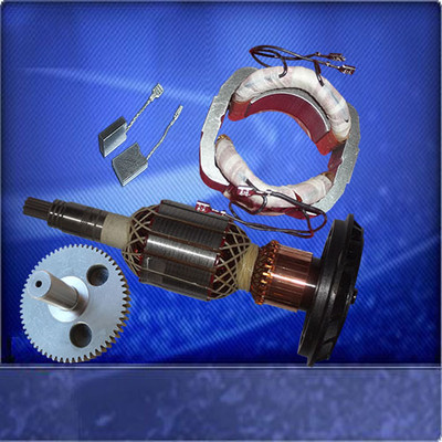 Anker + Stator / Polschuh + Zahnrad + Kohlebürsten passend für BTI SH 11 E