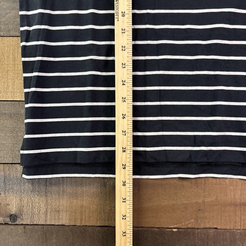 Bobby Jones Polo Golf Shirt Black & White Striped Men’s Cotton Modal SOFT - Picture 9 of 11