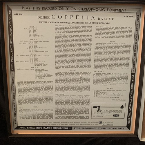 LONDON BLUEBACK CSA 2201 - DELIBES Coppelia - ANSERMET - WB DG FFSS ST 2LP BOX - Picture 3 of 7
