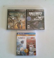 4 Playstation 3 Ps3 Games - Call Of Duty Ghosts, Starhawk, Nba 2k14, Mlb 14 4 Playstation 3 Ps3 Games - Call Of Duty Ghosts, Starhawk, Nba 2k14, Mlb 14