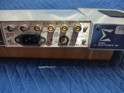 Sigma Electronics BSG-26N Black Burst Audio Distribution Signal