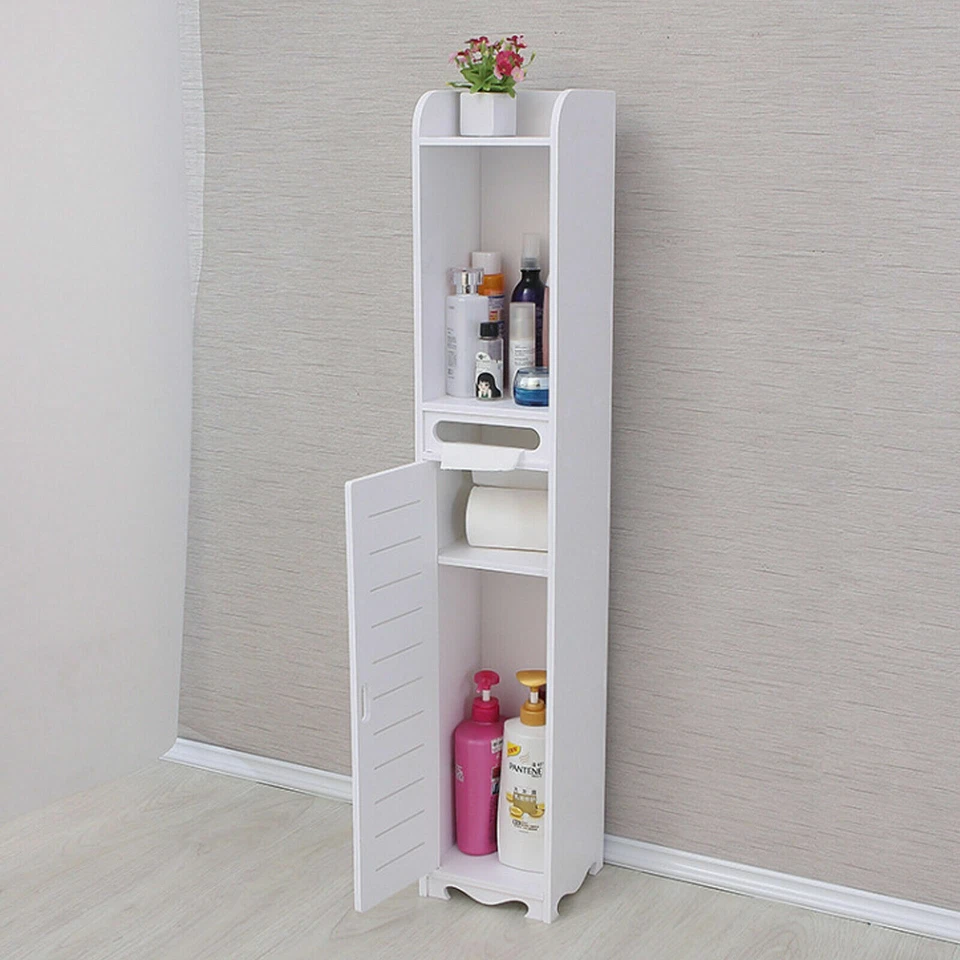 Tall cabinet bathroom cabinet narrow bathroom cabinet bathroom shelf bedroom cabinet - Image 3 of 4