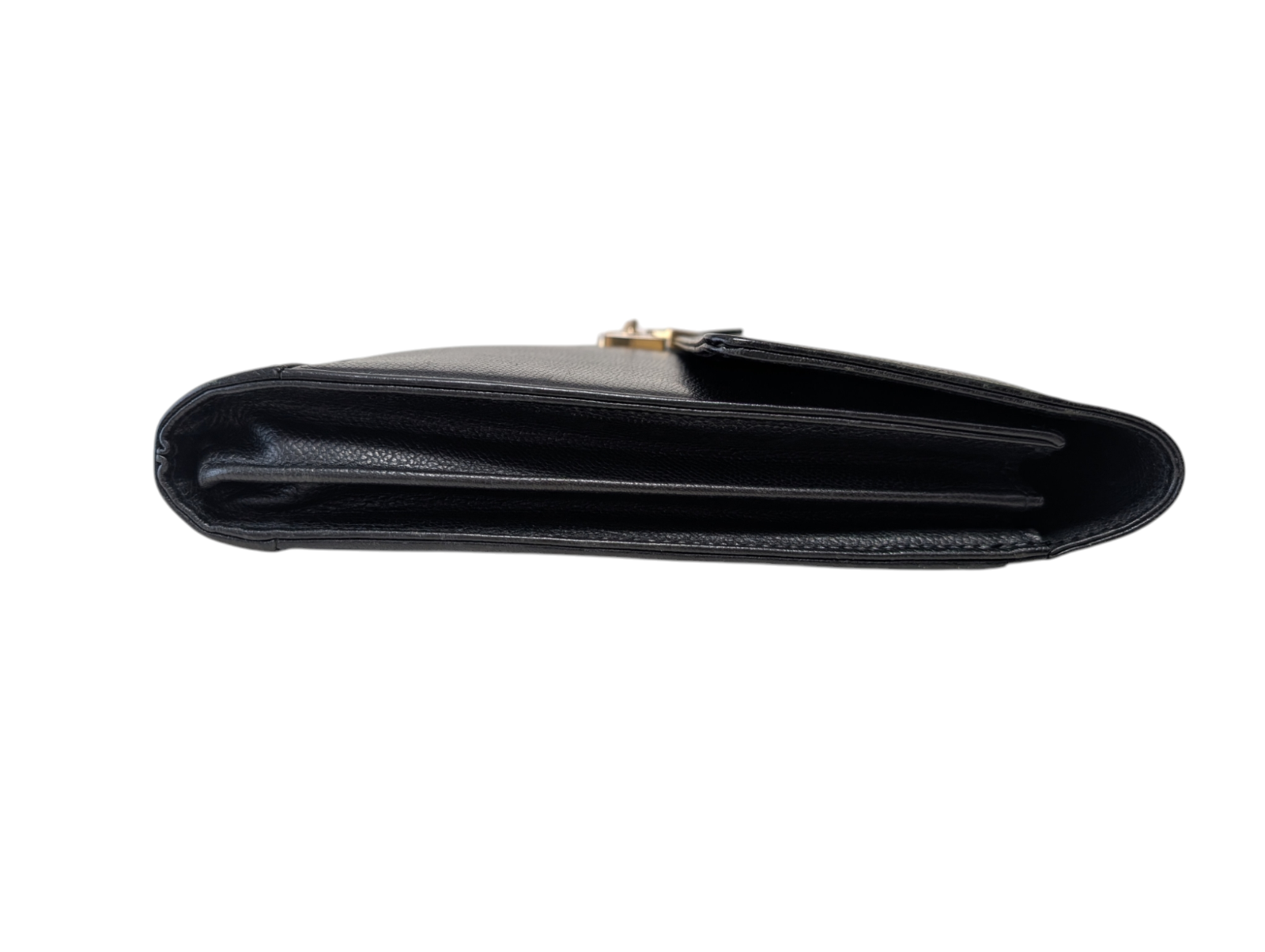 Borsa pochette YVES SAINT LAURENT borsa in pelle nera YSL vintage autentica