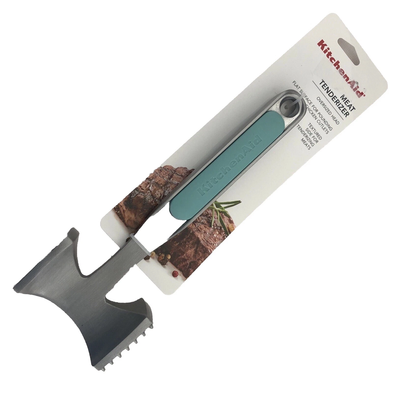 New KitchenAid Aqua Sky Meat Pounder Tenderizer (Color: HAQA)