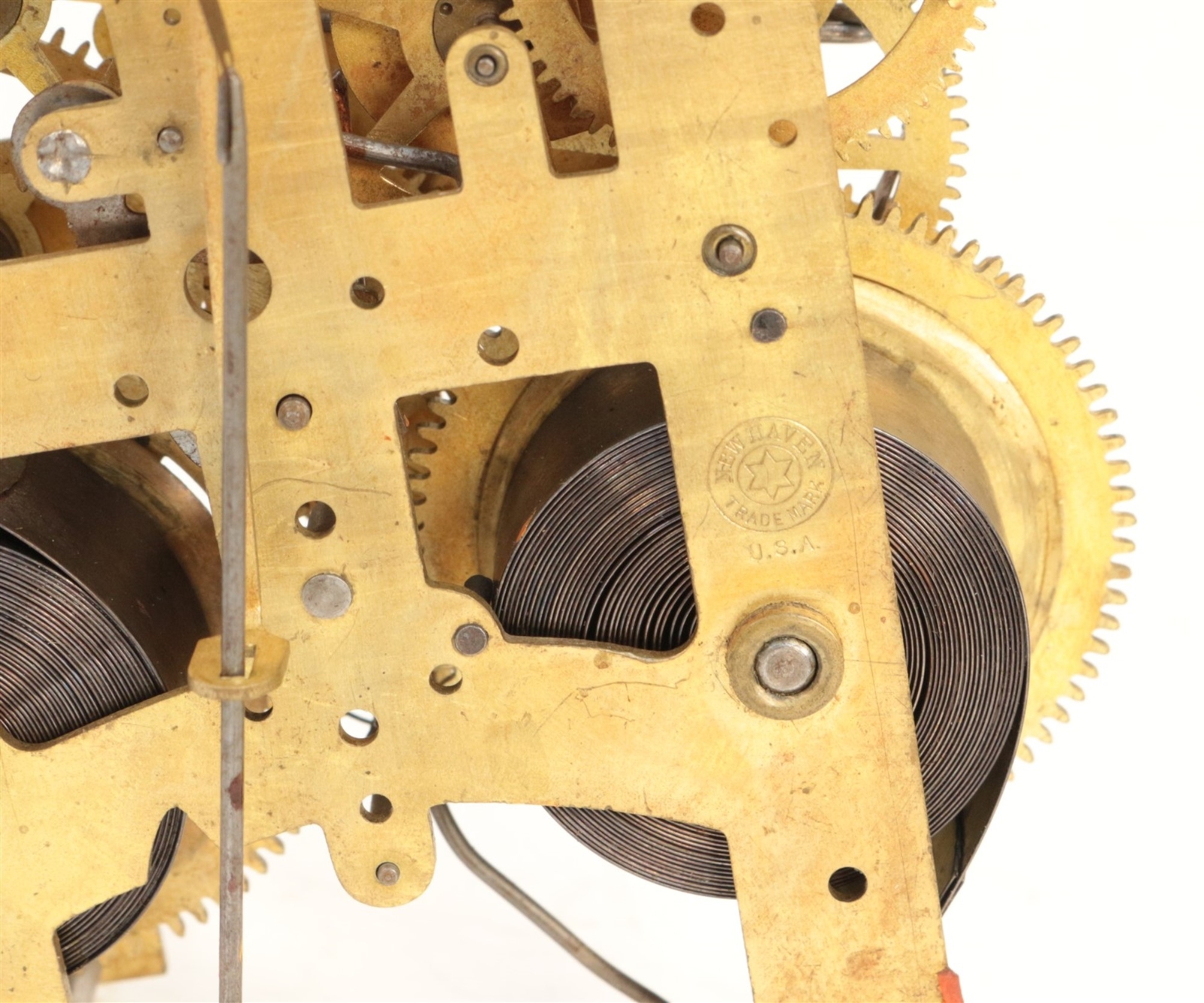 New Haven Clock Movement Time and Strike GL187 eBay