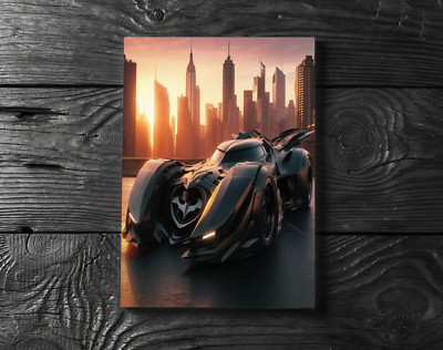 Batman Batmobile DC Universe DCU Poster Print - No Frame