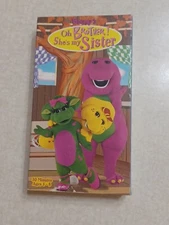 Barney & Friends VHS Tape Oh Brother She's My Sister