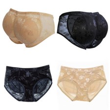 floral faux fesses rembourré sous-vêtement slips culottes Banane Hip TAMPONS